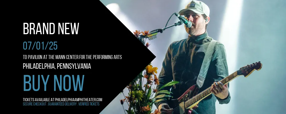 Brand New at TD Pavilion at The Mann Center For The Performing Arts
