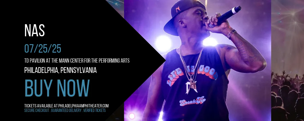Nas at TD Pavilion at The Mann Center For The Performing Arts