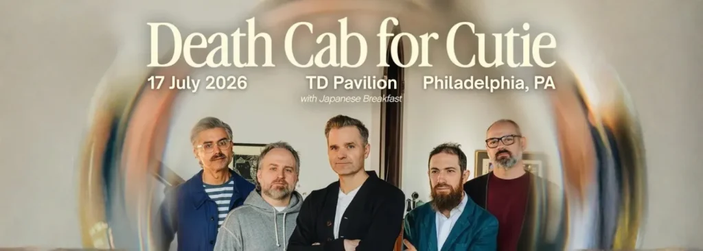 Death Cab for Cutie & Japanese Breakfast at TD Pavilion at The Mann Center For The Performing Arts